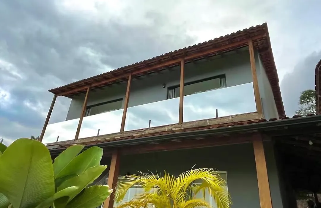 Casa em Paraty, piscina com vista para o mar-1